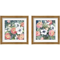 Framed 'Bewitching Bouquet 2 Piece Framed Art Print Set' border=