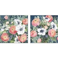 Framed 'Bewitching Bouquet 2 Piece Art Print Set' border=