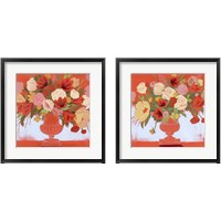 Framed Blossoms on Fire 2 Piece Framed Art Print Set