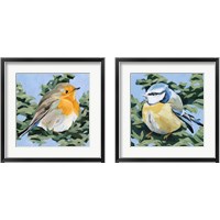Framed Painterly Bird 2 Piece Framed Art Print Set