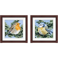 Framed Painterly Bird 2 Piece Framed Art Print Set
