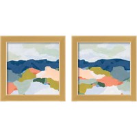 Framed Mountain Mosaic 2 Piece Framed Art Print Set