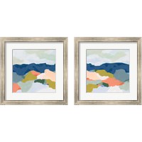 Framed Mountain Mosaic 2 Piece Framed Art Print Set