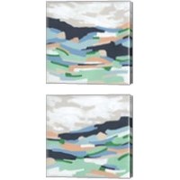 Framed 'Meadow Vale 2 Piece Canvas Print Set' border=