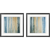 Framed 'Tiger Stripes 2 Piece Framed Art Print Set' border=