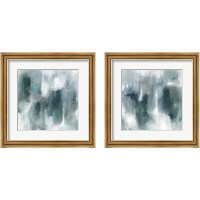 Framed Teal Tempest 2 Piece Framed Art Print Set