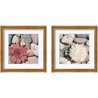 Framed 'Stone Crop 2 Piece Framed Art Print Set' border=