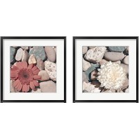 Framed 'Stone Crop 2 Piece Framed Art Print Set' border=