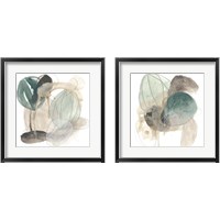 Framed 'Cactus Gesture 2 Piece Framed Art Print Set' border=