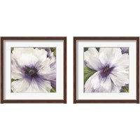 Framed 'Violet Orchid 2 Piece Framed Art Print Set' border=