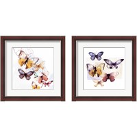 Framed Butterfly Fly Away 2 Piece Framed Art Print Set