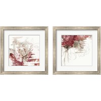 Framed Crimson Lust 2 Piece Framed Art Print Set