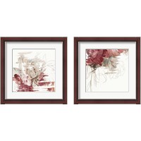 Framed Crimson Lust 2 Piece Framed Art Print Set