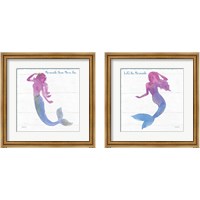 Framed Mermaid Friends 2 Piece Framed Art Print Set