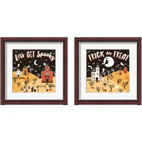 Framed Spooky Village 2 Piece Framed Art Print Set