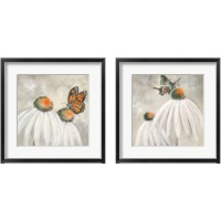 Framed 'Butterflies are Free 2 Piece Framed Art Print Set' border=