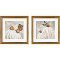 Framed 'Butterflies are Free 2 Piece Framed Art Print Set' border=