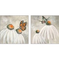 Framed 'Butterflies are Free 2 Piece Art Print Set' border=