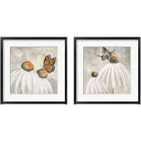 Framed 'Butterflies are Free 2 Piece Framed Art Print Set' border=