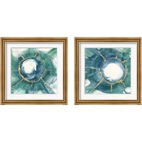 Framed 'Dharma Wheel 2 Piece Framed Art Print Set' border=