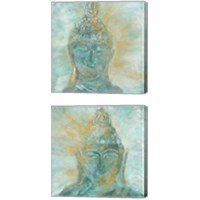 Framed 'Buddha Bright 2 Piece Canvas Print Set' border=