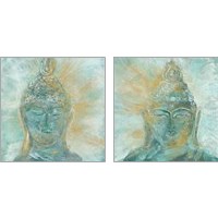 Framed Buddha Bright 2 Piece Art Print Set