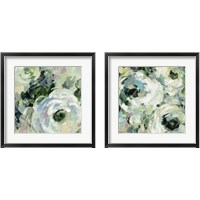 Framed 'Sage and Lavender Peonies 2 Piece Framed Art Print Set' border=