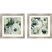 Framed Sage and Lavender Peonies 2 Piece Framed Art Print Set
