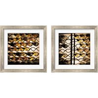 Framed 'Wine Selection 2 Piece Framed Art Print Set' border=