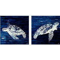 Framed Swim Along 2 Piece Art Print Set