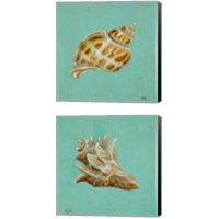 Framed 'Ocean's Gift 2 Piece Canvas Print Set' border=