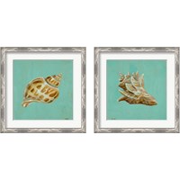Framed 'Ocean's Gift 2 Piece Framed Art Print Set' border=