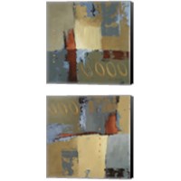 Framed 'On the Boulevard 2 Piece Canvas Print Set' border=