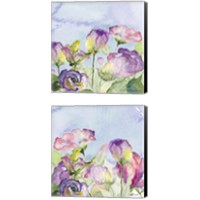 Framed Purple Garden 2 Piece Canvas Print Set