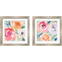 Framed Blooms Abound 2 Piece Framed Art Print Set