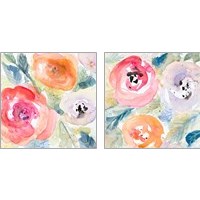 Framed Blooms Abound 2 Piece Art Print Set