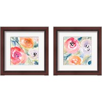 Framed 'Blooms Abound 2 Piece Framed Art Print Set' border=
