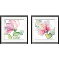 Framed Fragrant Hibiscus 2 Piece Framed Art Print Set
