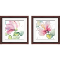 Framed Fragrant Hibiscus 2 Piece Framed Art Print Set