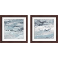 Framed 'Night Comes Through 2 Piece Framed Art Print Set' border=