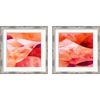 Framed 'Rose Fantasy 2 Piece Framed Art Print Set' border=