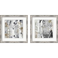 Framed 'Evening Forest 2 Piece Framed Art Print Set' border=