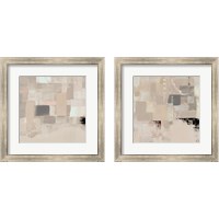 Framed 'Cream Voluminous 2 Piece Framed Art Print Set' border=