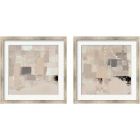 Framed 'Cream Voluminous 2 Piece Framed Art Print Set' border=