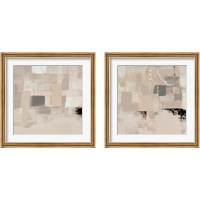 Framed 'Cream Voluminous 2 Piece Framed Art Print Set' border=