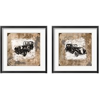 Framed 'Vintage Ride 2 Piece Framed Art Print Set' border=