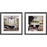 Framed Chandelier Bath 2 Piece Framed Art Print Set