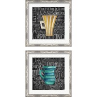 Framed 'Coffee of the Day 2 Piece Framed Art Print Set' border=
