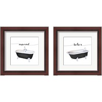 Framed 'Relax & Unwind 2 Piece Framed Art Print Set' border=