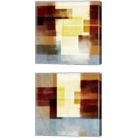 Framed 'Luck of Autumn 2 Piece Canvas Print Set' border=